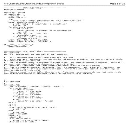python codes | PDF