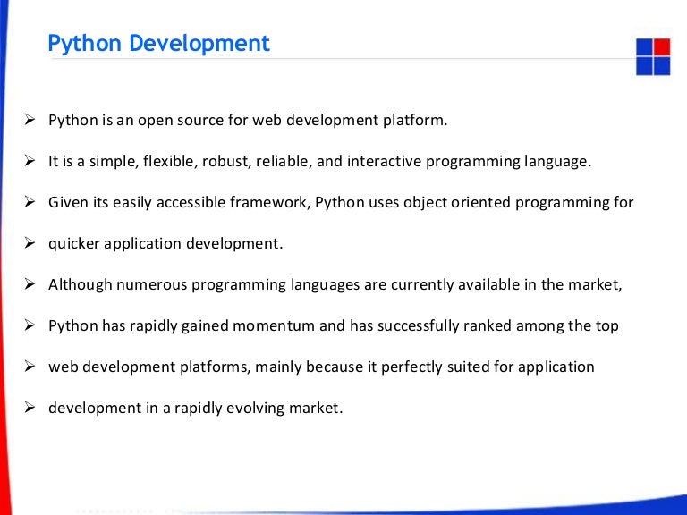 Python development