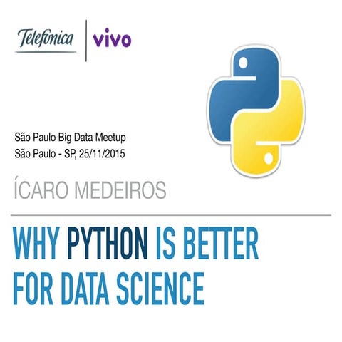 Why Python is better for Data Science | PPT