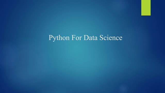 Python For Data Science.pptx