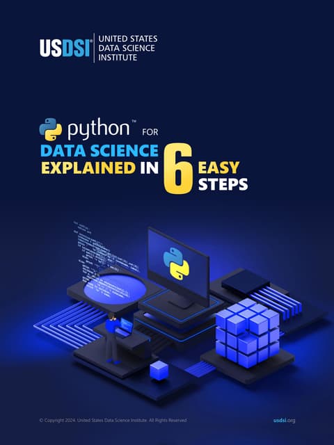 PYTHON FOR DATA SCIENCE- EXPLAINED IN 6 EASY STEPS | PDF
