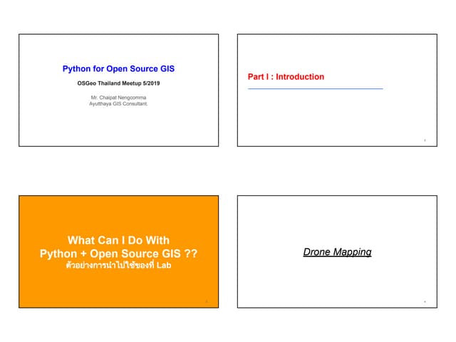 Python for GIS | PPT
