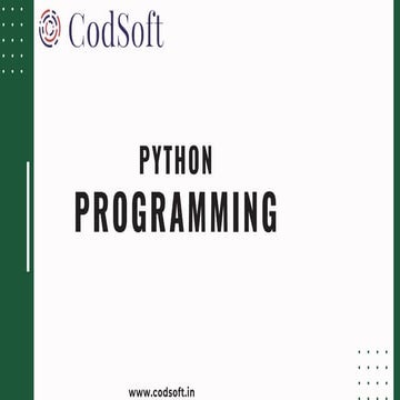 python internship with making some intresting programs | PDF | Web ...