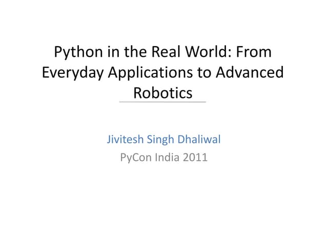 Python in the real world : from everyday applications to advanced ...