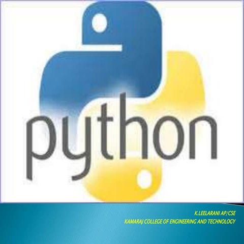Python introduction | PPT
