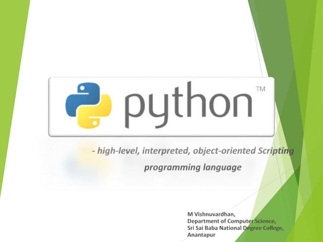 Why Python is a Popular Programming Language | PPT