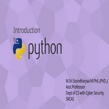 Python idle introduction(3) | PPTX