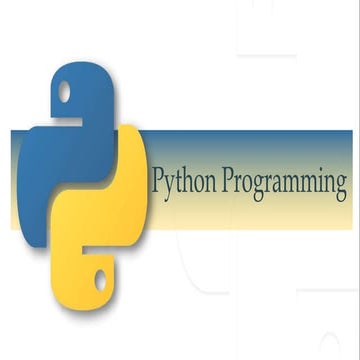Python Programming Concepts | PPT