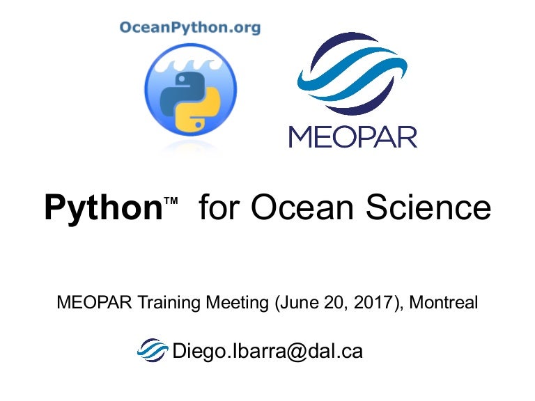 Python for Ocean Science