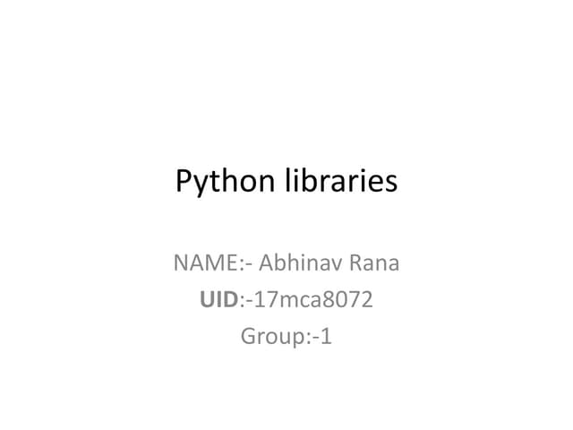 Python libraries.pptx