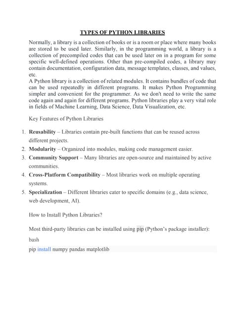 All python library functions :python libraries.pdf