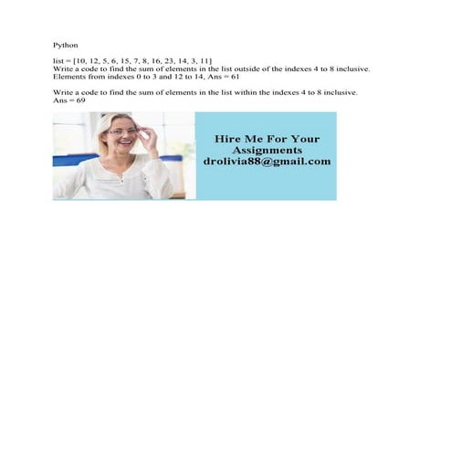 Python  list - -10- 12- 5- 6- 15- 7- 8- 16- 23- 14- 3- 11- Write a cod.pdf