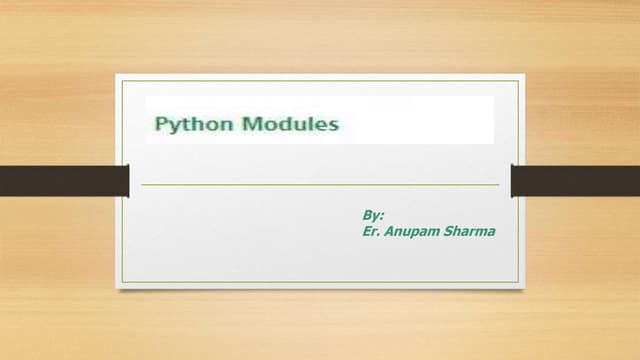 Python Modules .pptx