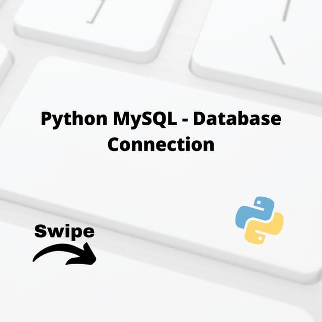 Python my sql database connection | PDF