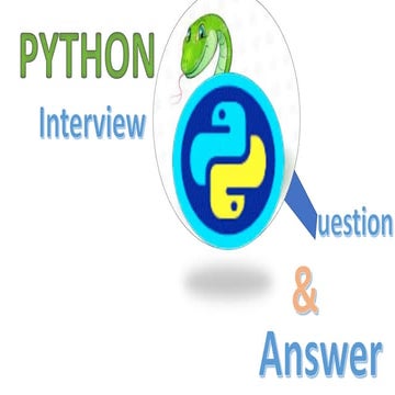 Python interview question for students | PPT