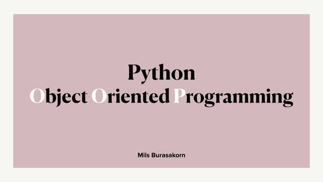 Python Object Oriented Programming | PDF | Programming Languages ...