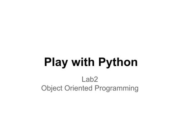 Python object oriented programming (lab2) (2)