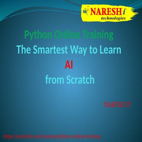 Top 5 Python Online Training  The Smartest Way to Learn AI from Scratch. - Py...