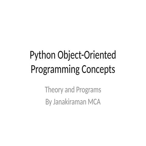 MC25104 - Data structures and algorithms using python Python_OOP_Theory_and_P...