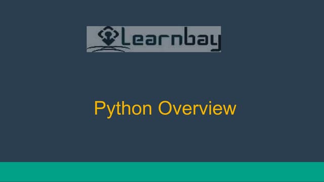 Python Training in Bangalore |  Python Introduction Session | Learnbay