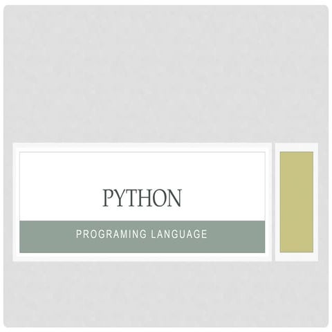 Python course training in Chandigarh | PPT