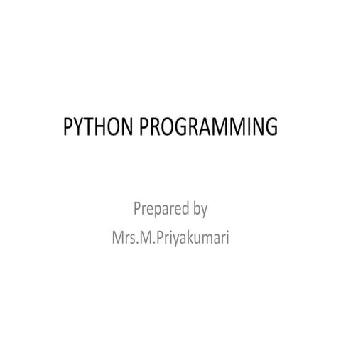 PYTHON PROGRAMMING for computer science .pptx