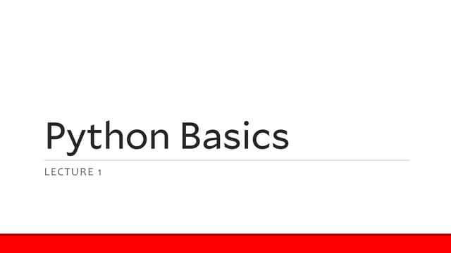 Basics of Python Programming in one PDF File.pdf | Programming ...