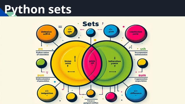 Python sets an introduction to python sets | PPT