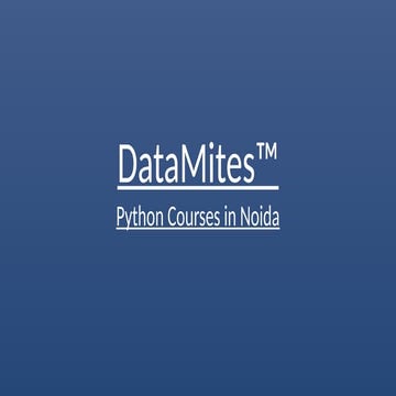 Python Courses in Bhubaneswar-(16-02-2026) | PPTX