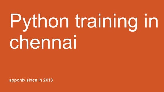 Python training in bhubaneswar | PPTX