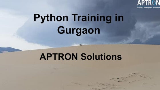 Python Training in Gurgaon.pdf