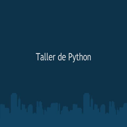 Python Tutorial Presentation