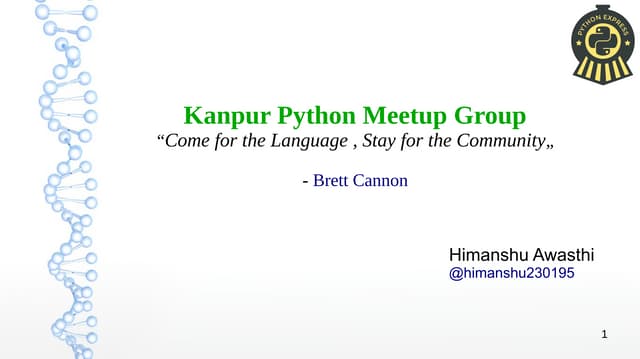 Kanpur Python Users Group