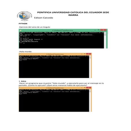 Compiladores ejercicios en python | PDF