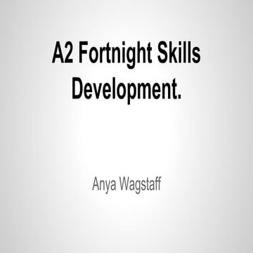 Skills development