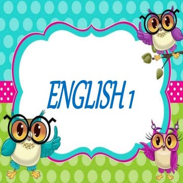 Simple Present Tense of the Verb