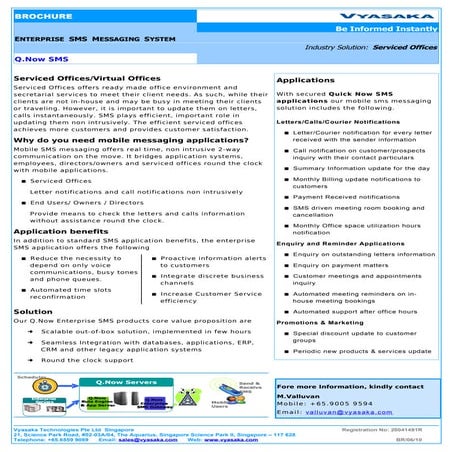 Q.now sms   serviced offices - Brochure