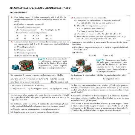 Probabilidad repaso 3r trimestre