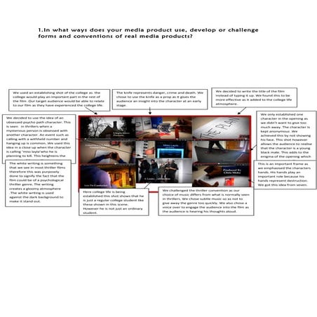 In What Way does your media product use.developnor challenge forms and conven...