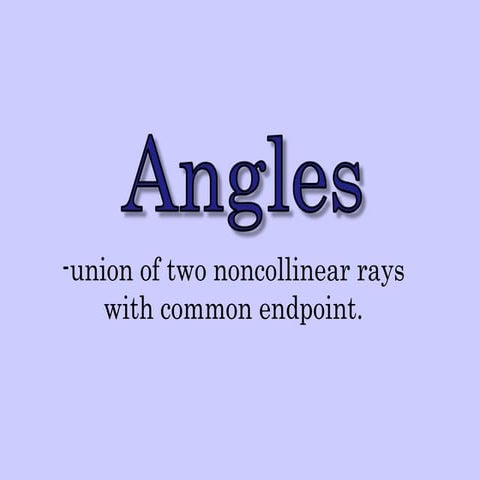Comprehensive Geometry Lesson on Angles: Types, Properties, and ...