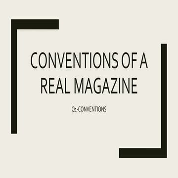 Q1 real magazines