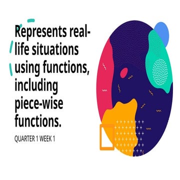 QUARTER 1-WEEK 1-EXPLORING THE WORLD OF FUNCTION pptx