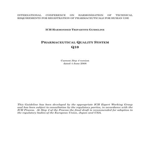 Q10 guideline