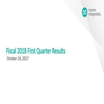 Q118 earnings presentation final