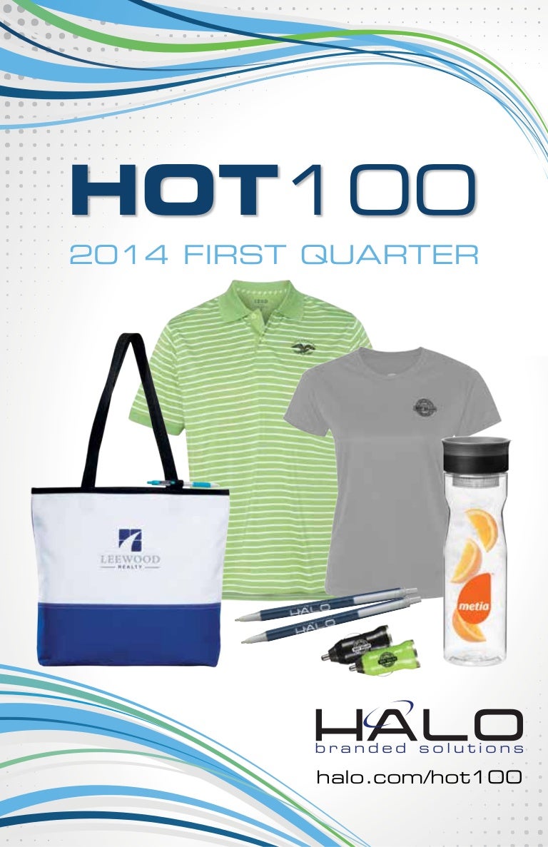 halo promotional items on Q1 2014 Halo Hot 100 Promotional Products