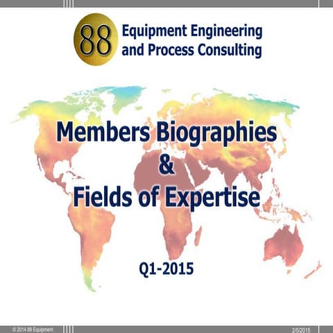 Q1 2015 members bios expertise