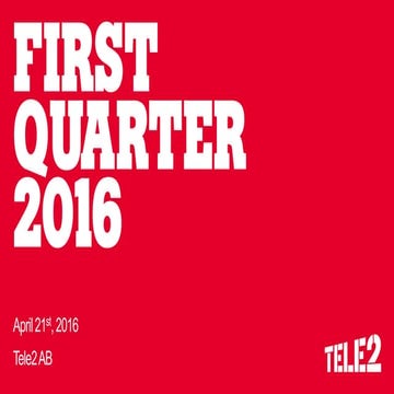 Q1 2016 presentation 