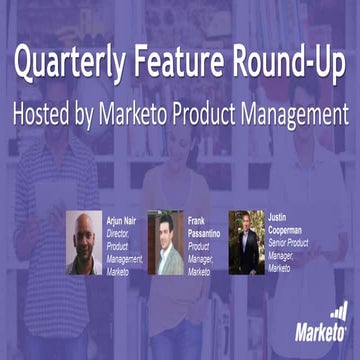 Q1 Quarterly Feature Round Up Webinar 2016