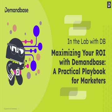 Customer Lab: Maximizing Your ROI with Demandbase: A Practical Playbook for M...