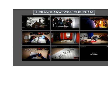 Q1) 9 frame analysis. yasmine